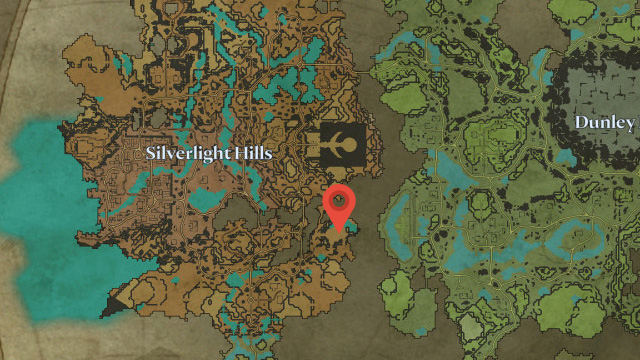 Mairwyn the Elementalist location on V Rising map 