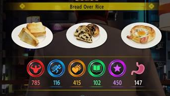 bread over rice food combo in Yakuza 6